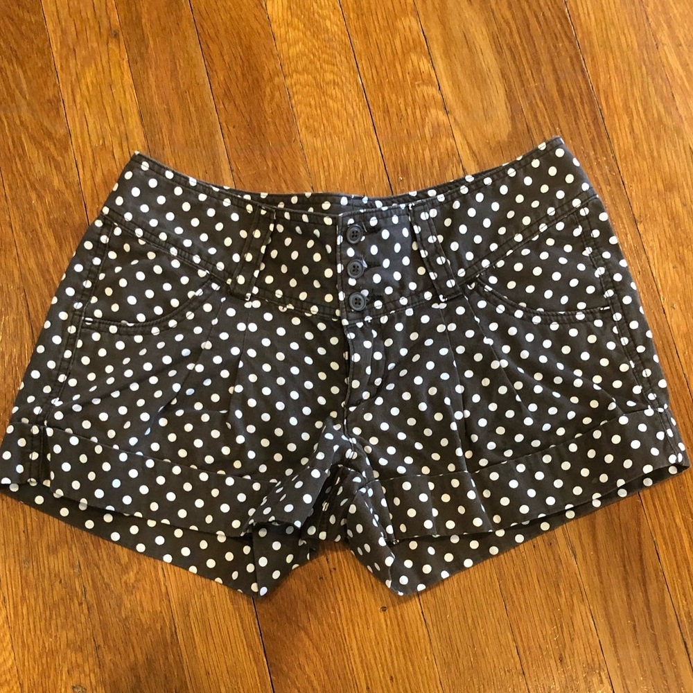 Express polka dot shorts